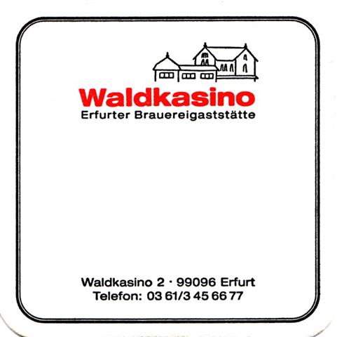 erfurt ef-th waldkasino quad 1b (185-u oh www-schwarzrot)
